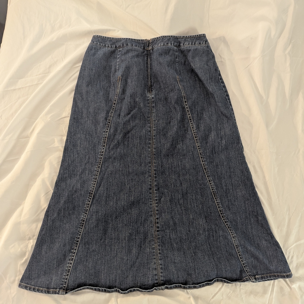 Denim Maxi Skirt